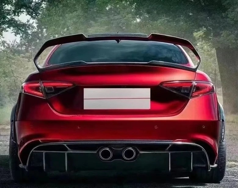 Giulia Refitted and Upgraded GTAM Large Surrounding Front bar Rear bar Side Skirt Tail Wing Leaf Plate
